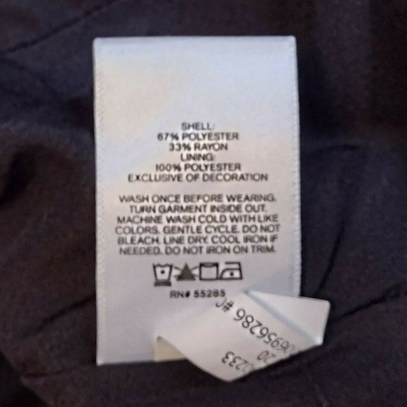 NWT EXPRESS BLACK SPARKLING ACCENTS WOMENS SHORT TUXEDO BLAZER JACKET SZ S NEW - Picture 8 of 8